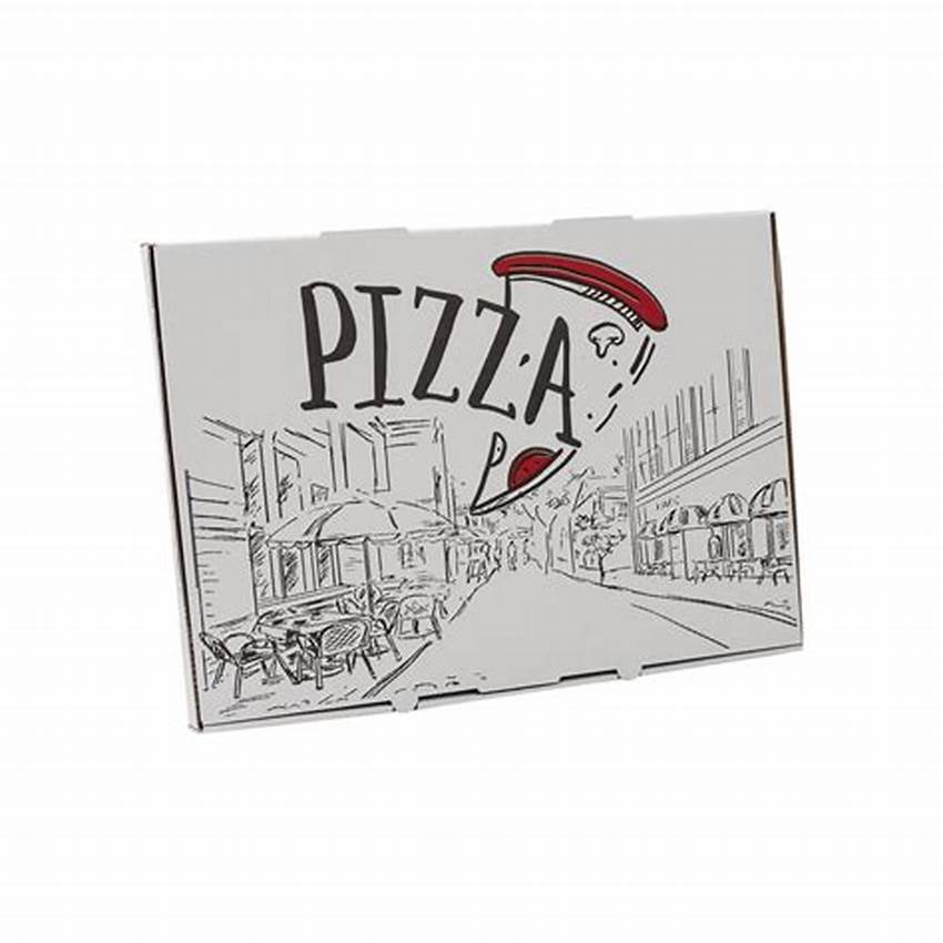 Cutii pizza kraft /natur/alb 50 buc-set minim