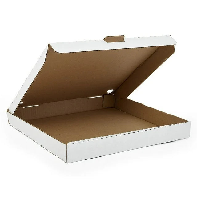 Cutii pizza din carton kraft si alb rezistente pentru livrare si take away